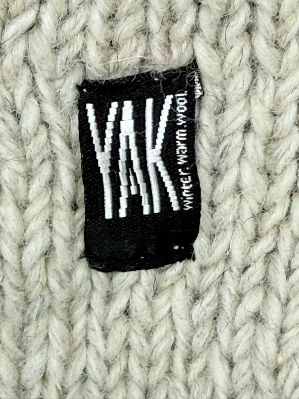 YAK 100% wool trapper style ear flap knit beanie Y2K skater made in Nepal